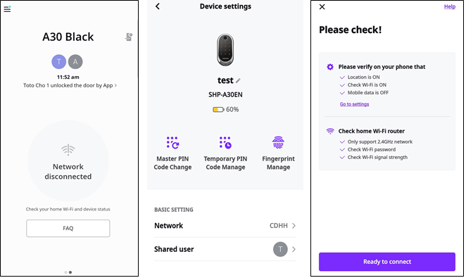 Troubleshoot wifi A30